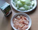รูปขั้นตอนการทำที่ 1 ของ แกงเขียวหวานไก่ใส่ฟักเขียวไร้สาร
