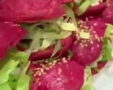 صورة لخطوة 10 من وصفة 🍔 خبز البرغر الاحمر 🍔♥️