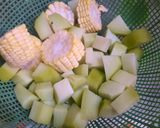 Foto langkah ke 2 dari resep Sayur Asem Tulang Sapi Bumbu Iris.