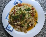 Foto del paso 8 de la receta: Zucchini pasta con salsa de pollo y vegetales fit. 300 calorías