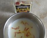 A picture of step 1 of Badam shake.