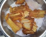 A picture of step 1 of Fried Cassava.