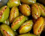 A picture of step 6 of Parwal ki Mithai.