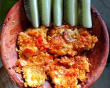 Foto langkah ke 5 dari resep Ayam geprek oatmeal (menu diet).