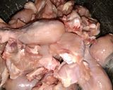 A picture of step 1 of Chicken curry.