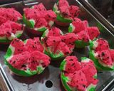 Foto langkah ke 9 dari resep Bolu kukus mekar semangka ekonomis tanpa santan,soda atau UHT.