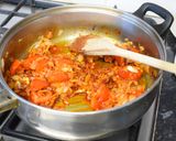 A picture of step 1 of Chicken & mushroom paprikas with Hungarian dumplings.