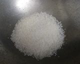 A picture of step 1 of Kesar Chenna Murki.