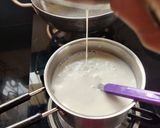 A picture of step 1 of Tuti fruti pudding.