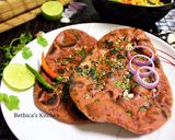 A picture of step 8 of Ramadan Special - Whole Wheat Beetroot Garlic Naan.