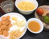 Hình bước làm 1 của món Pizza mì gói