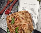A picture of step 9 of Mint paratha.