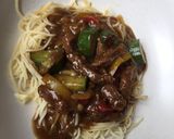 Foto langkah ke 3 dari resep Mie sapi lada hitam / black pepper beef noodle.