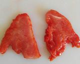 Foto del paso 1 de la receta Filetes adobados de pechuga de pavo rellenos de jamón y queso