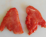 Foto del paso 1 de la receta: Filetes adobados de pechuga de pavo rellenos de jamón y queso