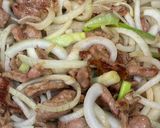 雙蔥炒甜肉片的食譜步驟3照片