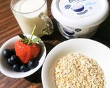 Foto langkah ke 1 dari resep Overnight Oatmeal Susu Bubuk.