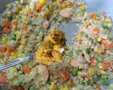 รูปขั้นตอนการทำที่ 4 ของ ข้าวบุกผัด เขียวหวาน กุ้ง หมูสับ ไข่ คลีน