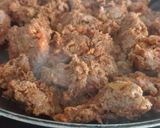 A picture of step 2 of Refried Black Beans with Chorizo.