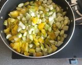 A picture of step 1 of Raw mango murabba/ khata metha- taste full murabba.