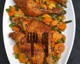 A picture of step 4 of Peppe chicken.