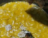 A picture of step 8 of Soya chunk gravy.