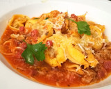 Foto del paso 5 de la receta: Tortellini en salsa boloñesa