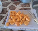 Foto del paso 1 de la receta: Torta invertida de duraznos pelones y banana🍌🍑