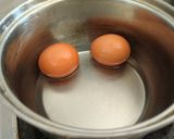 Foto langkah ke 2 dari resep Garlic Mayo Jammy Egg (anti gagal).