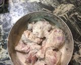 A picture of step 1 of Malai chicken.