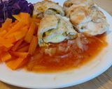 Foto langkah ke 6 dari resep Baked Chicken Cordon Bleu.