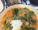 A picture of step 3 of Salmon Spinach butter Cream.