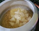 A picture of step 1 of Papaya Daal Masala.
