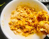 A picture of step 1 of Sindhi onion pakoda monsoon special.
