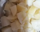 A picture of step 3 of Jeera aloo.