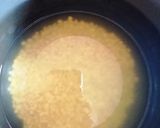 A picture of step 1 of Spinach daal (palakura pappu).