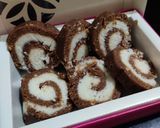 ચોકલેટ કોકોનટ રોલ (Chocolate coconut roll Recipe In Gujarati) રેસીપી સ્ટેપ4ફોટો