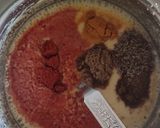 A picture of step 1 of Pithala and Bhakri (पिठलं आणि भाकरी).