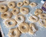 A picture of step 4 of Fried doughnuts#4weeks challenge.