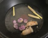 A picture of step 2 of Thai Hot and sour (Tom Yam) Mackerel soup.