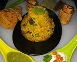 A picture of step 11 of Instant masala rice with curd & papad.
