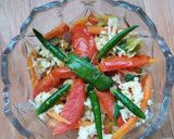 ভেজি চীজ ডিলাইট (veggie cheese delight recipe in bengali) রেসিপির ধাপ 3 ছবি