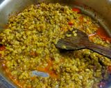 A picture of step 2 of Moong-Urad dal Curry.