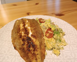 Foto del paso 4 de la receta: Lenguadina frita con ensalada de cous cous