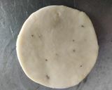 A picture of step 3 of Mathri.