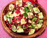 A picture of step 1 of Navratri Masala Fruits.