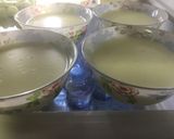 صورة لخطوة 4 من وصفة مهلبية لذيذة بجوز الهند🍵🍵🍵🍵