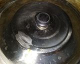 A picture of step 2 of Aamiya mirch.