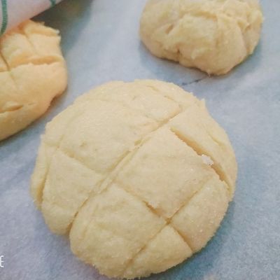 Japanese Melon Pan (メロンパン) Recipe By Moimoire