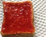 A picture of step 1 of Tri colour Fruity Sandwich.